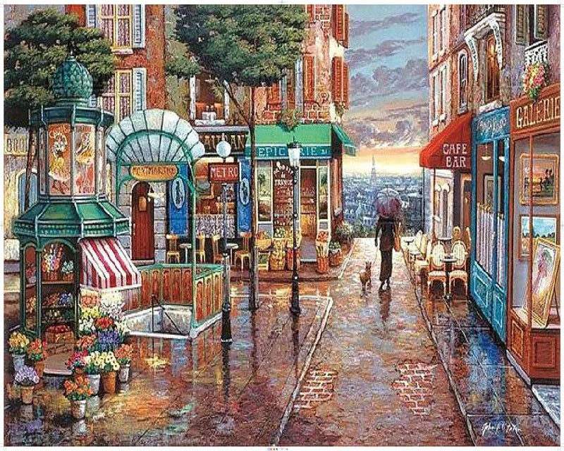 KTX-514323 Custom 1000 Piece Jigsaw Puzzle Featuring Famous Painting Scenery for Educational Decompression Activities