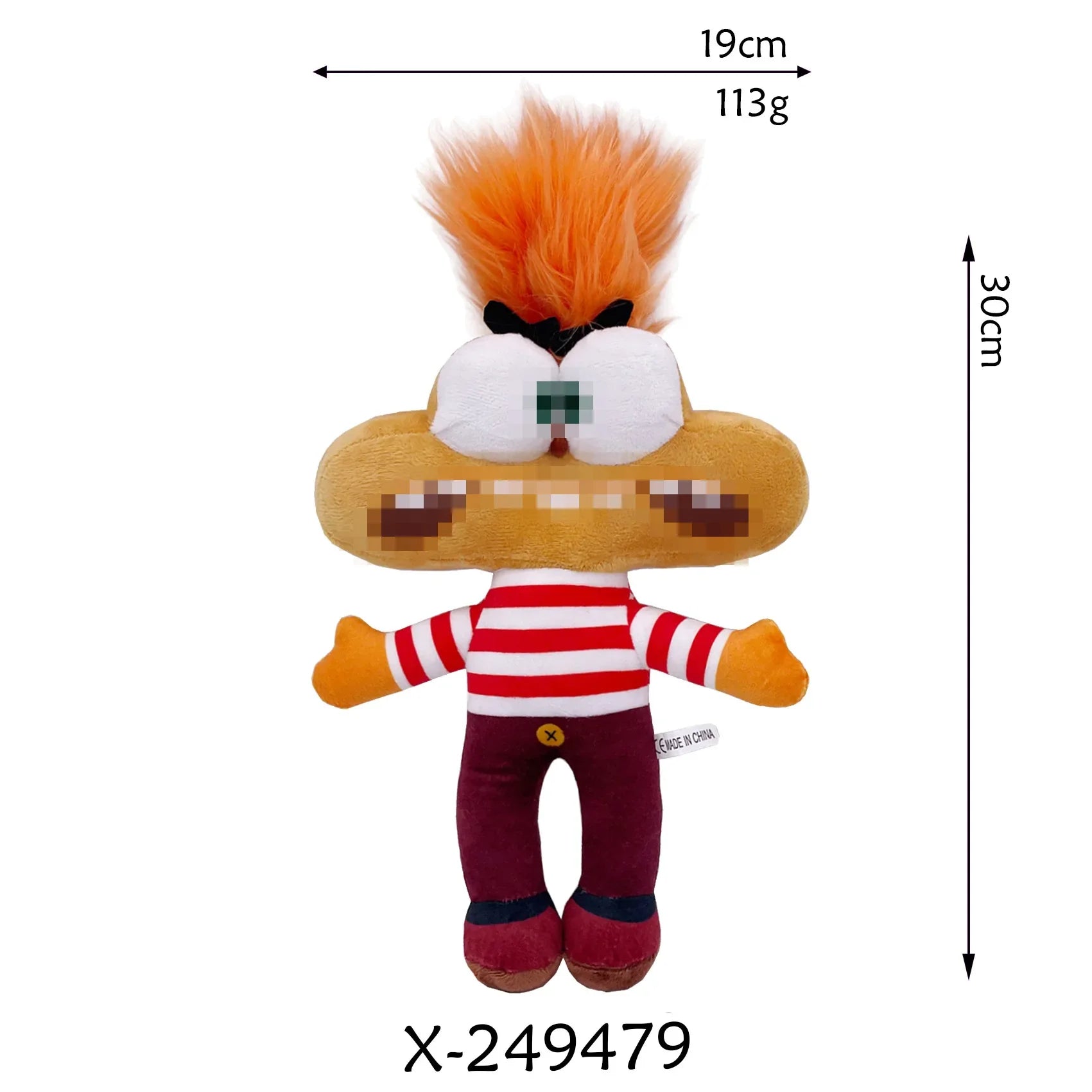 KTX-557459 Plush Stuffed Animal Claw Machine Doll - Cute and Soft Toy for All Ages