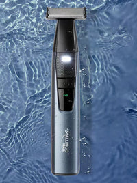 HKM-586643 Waterproof Electric Hybrid Body & Beard Trimmer with One Blade Shaving Technology