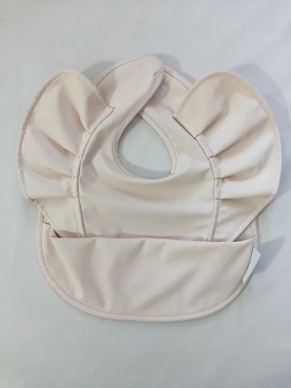 HKM-654547 Hot Selling Waterproof Baby Bibs Children's Smocked Clothing With Pocket Play Lace Baby Bibs