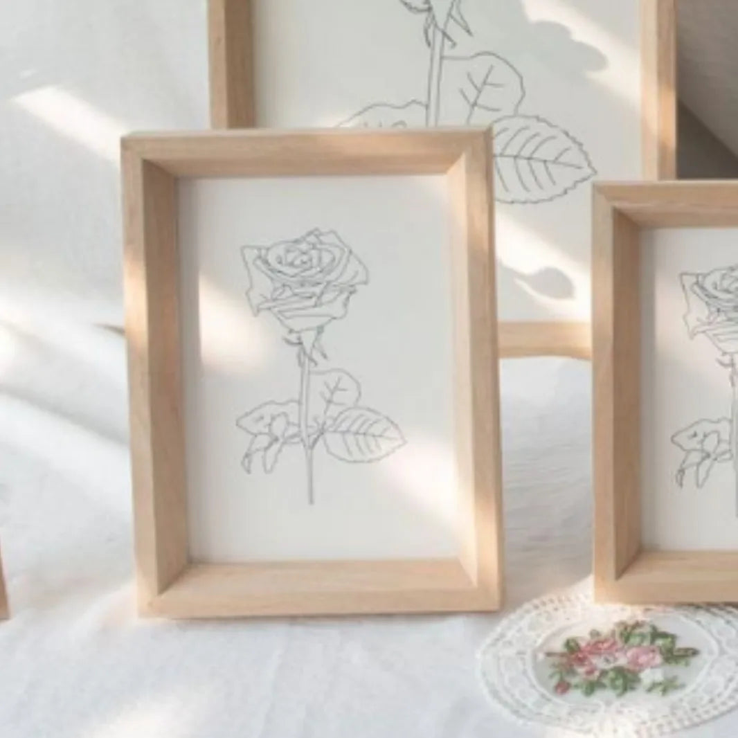 KTX-407699 Handmade Wooden Photo Frame - Custom Size, Environmentally Friendly Materials