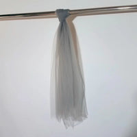 Swiss Dot Tulle Chair Sashes Organza Chair Back Bow Sheer Yarn Chair Covers for Wedding Banquet Party Event Decoration