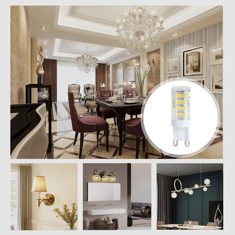 KTX-391891 Energy Saving Dimmable LED Bulb 5W Flicker Free G4/G9 85-265V