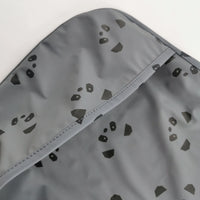 HKM-916691 2022 Hot Sell Customized Washable Waterproof Baby Bib for Feeding PU Big Pocket Polyester