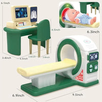 HKM-555219 Kids Doctor Playset with Toy Stethoscope and Medical Tools for Pretend Play Ages 5 and Up