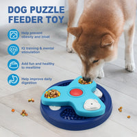 HKM-011667 Interactive Dog Puzzle Toy - Mentally Stimulating Treat Dispenser for Small, Medium, and Large Dogs