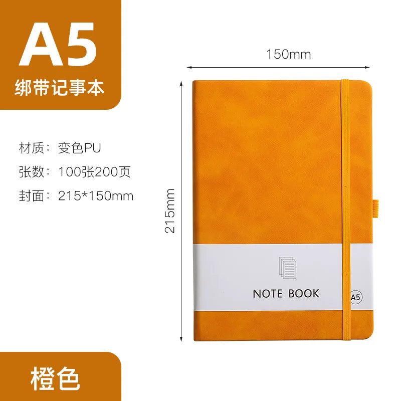 KTX-308499 Customizable PU Cover Hardcover Notebook Diary for Office and School Use