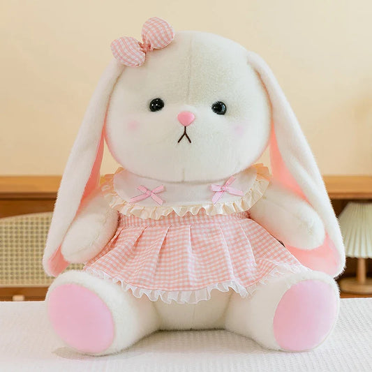 KTX-965331 Exquisite Rabbit Plush Toy for Home Decoration - Washable and Easy to Clean Companion Gift