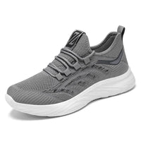 HKM-590163 B-5103Men's Elastic Breathable Mesh Fly Knit Shoes China Anti Odor Sneaker Manufacturer