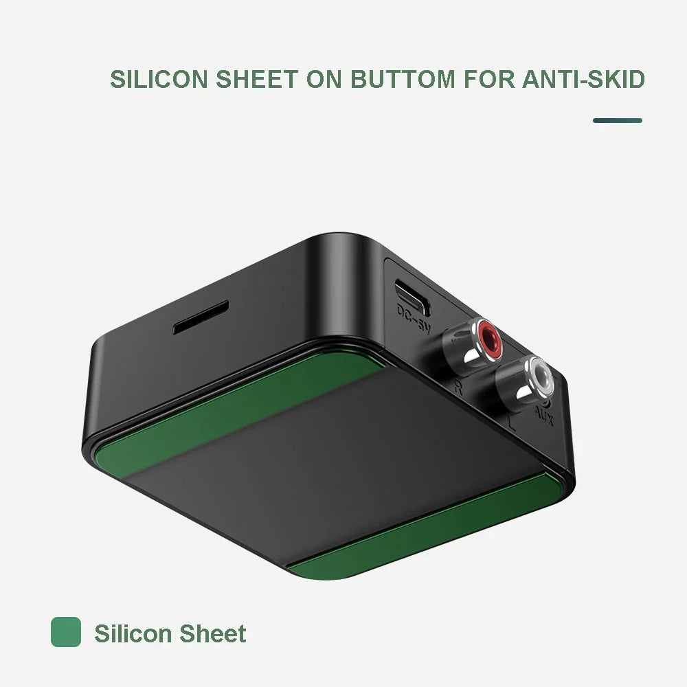 KTX-829203 Wireless Audio Receiver with RCA, 3.5mm Aux, and TF Connectors for Home Speakers