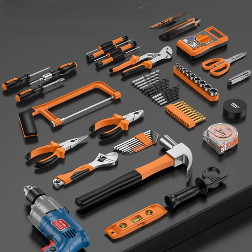 KTX-329811 19-Piece Professional Car Repair Tool Set for Home Users - Hand Screwdrivers and Socket Mechanics Tools