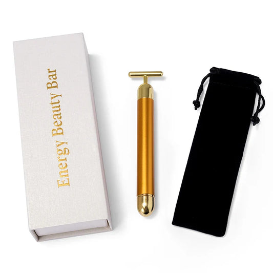 HKM-439763 24K Gold Facial Massager Beauty Bar Stick for Skincare Routine
