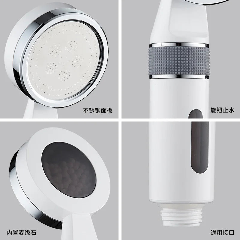 KTX-950099 High Pressure Handheld Shower Head with Chlorine and Harmful Substances Filter