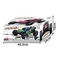 HKM-199379 1/8 Scale 4WD Remote Control Car - Fast 45 km/h, Waterproof, Flip & 360° Rotate, 100m Range, 2.4G for Ages 5+