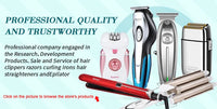 HKM-914323 Rechargeable Cordless Double-Blade Razor Shaver and Beard Trimmer for Men with LCD Display