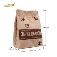 HKM-077203 Plush Multi-Choice Lunch Food Pet Squeaky Toy Collection - Various Designs