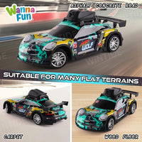 HKM-722515 2.4G Remote Control Racing Drift Car with FPV Camera and Lights for Kids