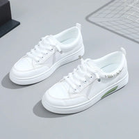 HKM-114451 K1012 New Mesh Women's Board Shoes Summer Thick Sole Versatile Sports Shoes Casual Student Running Shoes