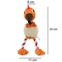 HKM-815059 Interactive Chew Toy for Dogs – Funny Animal Shape Squeaker Puppy Training Accessory
