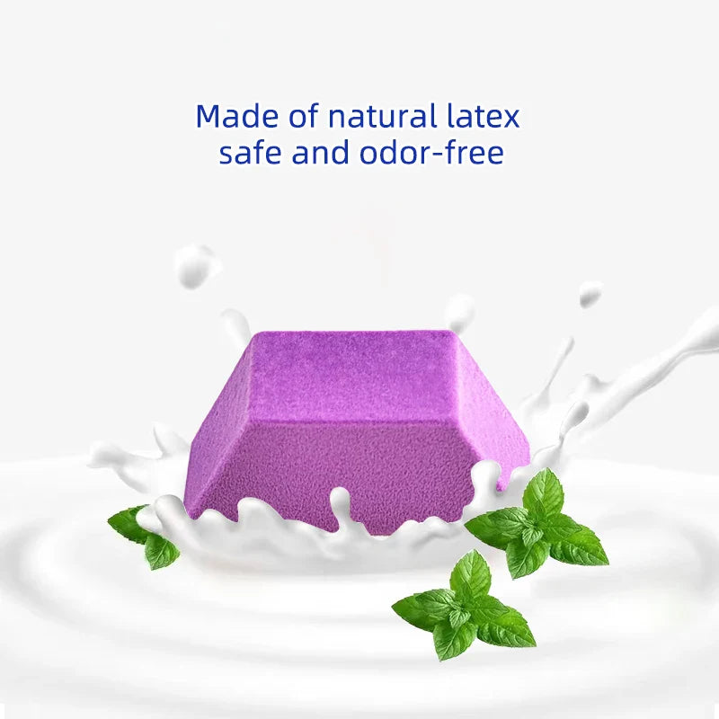 KTX-144659 Colorful Natural Latex Building Block Set - 25 Pcs Castle DIY Educational Toy for Kids