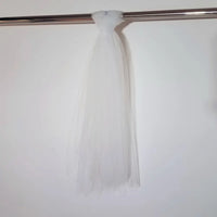 Swiss Dot Tulle Chair Sashes Organza Chair Back Bow Sheer Yarn Chair Covers for Wedding Banquet Party Event Decoration