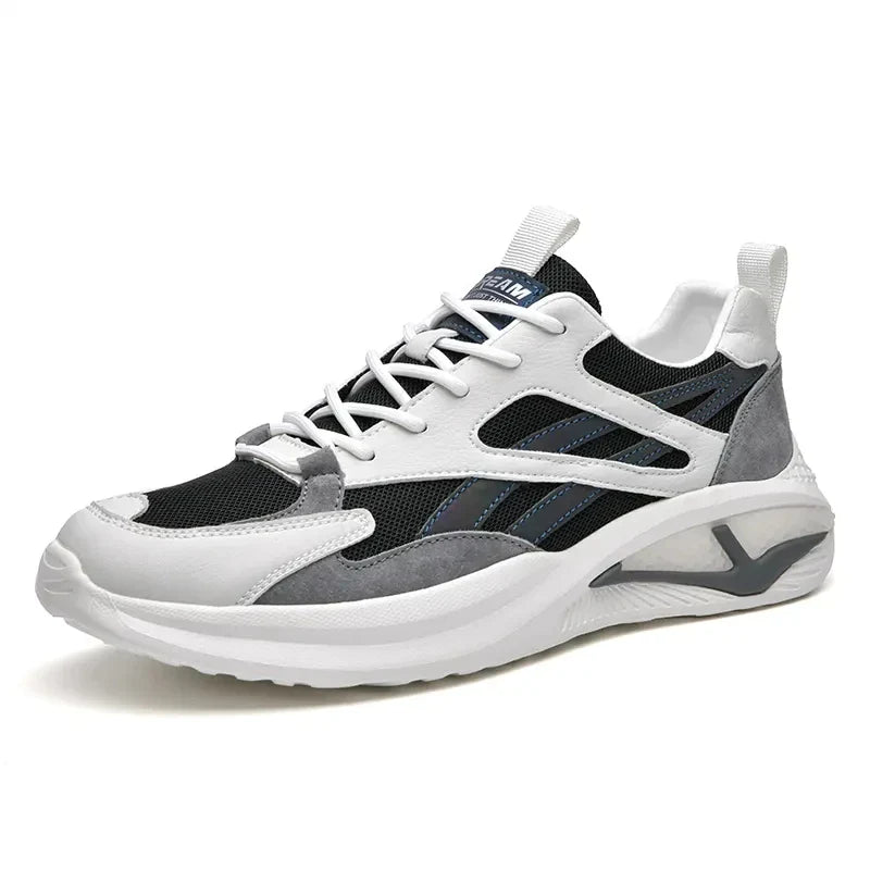 HKM-196947 JSYWD-300 Men's Casual Running Shoes Lightweight Soft Mesh Comfortable Breathable PU Insole Anti-Slip for Spring & Autumn