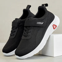HKM-738195 B-22007 Men's Casual Comfortable Flats Men's Sneakers Lace-Up Mesh Shoes Lightweight Breathable