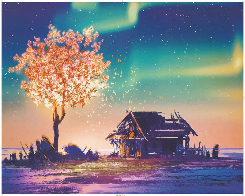 KTX-514323 Custom 1000 Piece Jigsaw Puzzle Featuring Famous Painting Scenery for Educational Decompression Activities