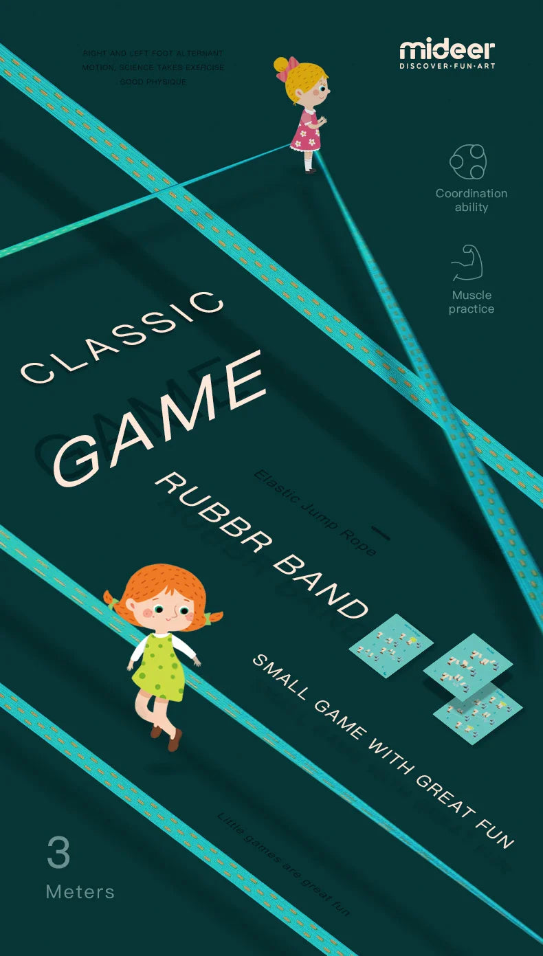 KTX-248723 Children's Rubber Jumping Rope for Outdoor Sports and Skipping Activities