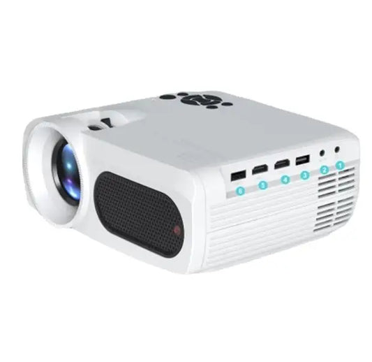 KTX-795795 8K 3D Android Smart Portable LED DLP Projector for Home Theatre, Compatible with Smartphone, Tablet, and PC