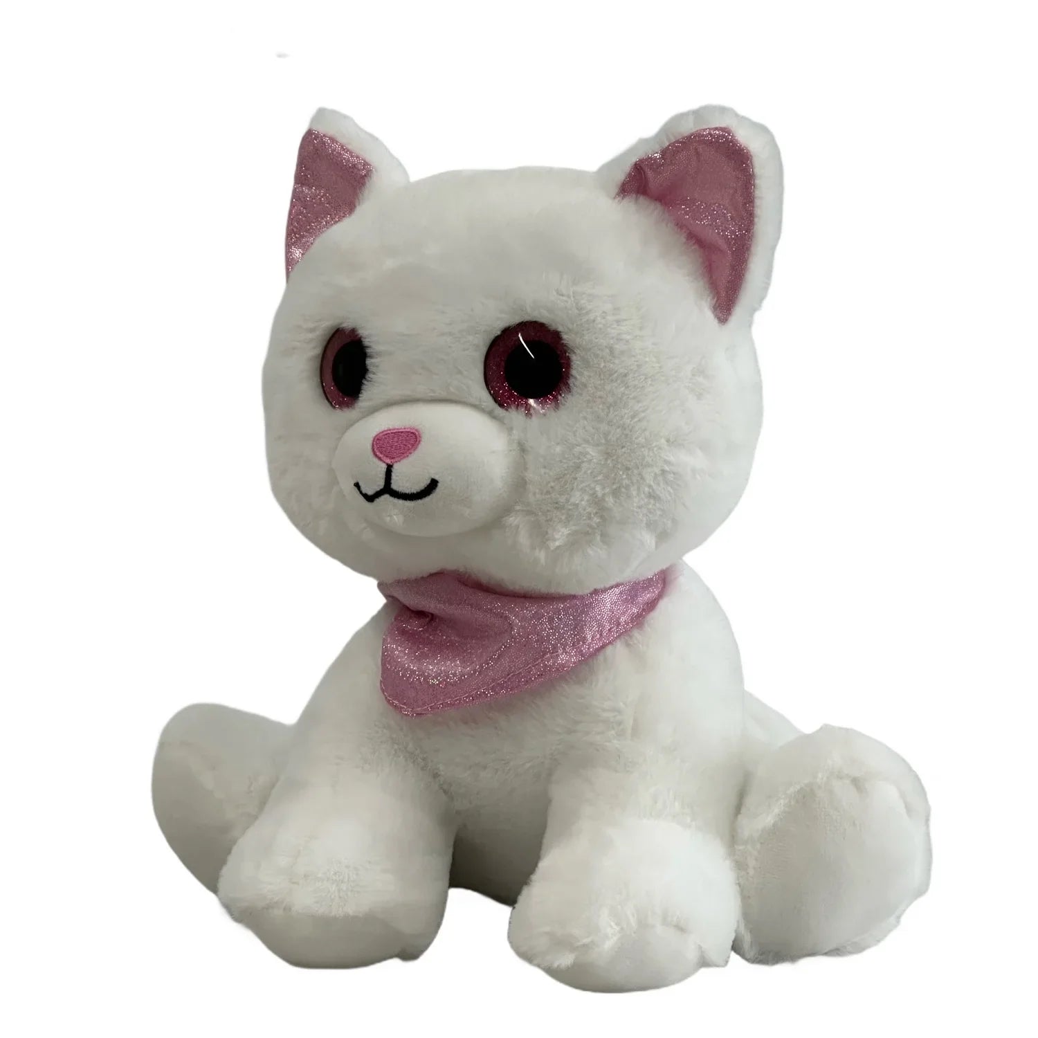 KTX-456851 Interactive Plush Stuffed Animal Cat Toy for Girls and Kids