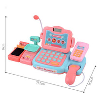 HKM-541715 Kids Cash Register Play Set with Scanner – Fun Supermarket Simulation Toy for Ages 2 to 13