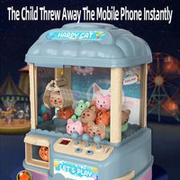 HKM-933779 Mini Doll Catching Machine for Kids - Coin-Operated Toy for Home Use