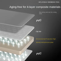 HKM-503699 Large Portable PVC Above Ground Swimming Pool for Outdoor and Children’s Use