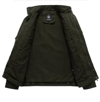 HKM-931347 Men's Winter Jacket Thick Outdoor Clothing Sports Moto Jacket With Zipper Closure Men's Coats
