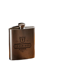 304 Stainless Steel 7ozip Black Flange Custom Mountain Is Calling Hip Flask Mini Hip Flask Leather Hip Flask