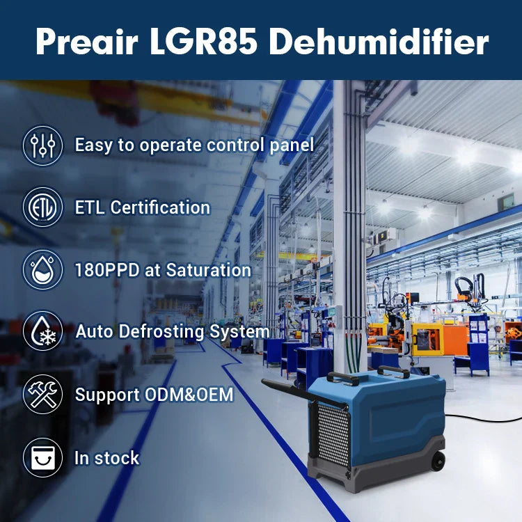 KTX-094675 Commercial LGR Dehumidifier for Water Damage Restoration in Basements