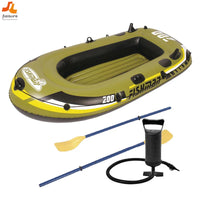HKM-224595 Inflatable Fishing Boat Set - 300 Model, 252cm x 125cm x 40cm, PVC Material