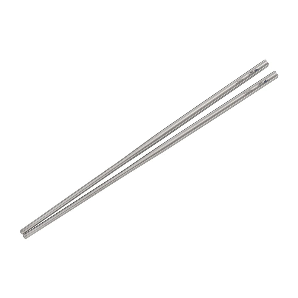 Custom Logo Reusable Metal Pure Titanium Solid Eco-Friendly Printed Personalized Chopsticks Cutlery Outdoor Travel Camping