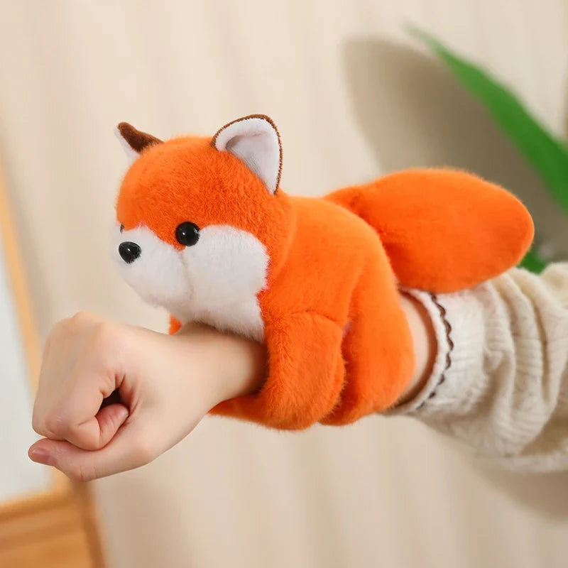 KTX-308819 Capybara Plush Toy - 20cm Curtain Holdback Ring, Hand Rattle, Animal Wristband, Slap Bracelet Huggers