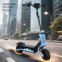 Foldable 60V 5600W 27Ah Battery Two-Wheel Electric Scooter with 40-60km Range and 75km/h Max Speed for Adults