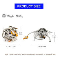 HKM-159059 Portable 6800W Camping Stove for Outdoor Cooking, Hiking and Picnics