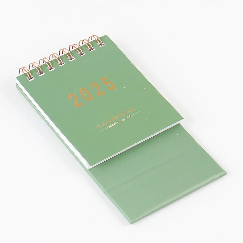 KTX-639635 Creative Portable Desktop Calendar for Office Use - Small Annual Planner