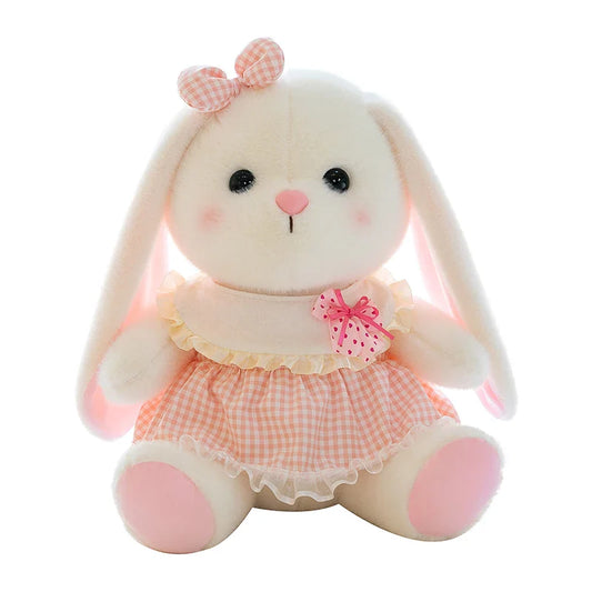 KTX-965331 Exquisite Rabbit Plush Toy for Home Decoration - Washable and Easy to Clean Companion Gift
