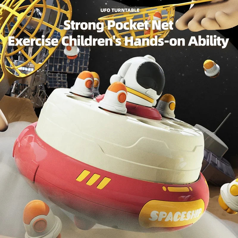 KTX-650003 Rocket Disk Bounce Table - Interactive Baby Educational Toy for Family Fun and Brain Training Activities