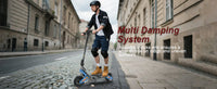 HKM-0300627 Electric Scooter 1200W Motor 48V 15.6Ah Battery 50 Mile Range 10-Inch All-Terrain Tires Dual Brakes Foldable Cruise Control