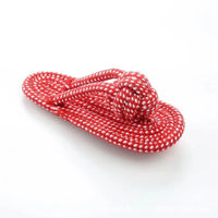 HKM-913363 Interactive Woven Cotton Rope Dog Chew Toy for Dental Care and Play