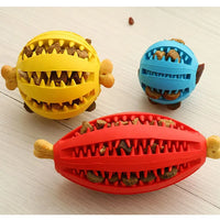 HKM-683987 Custom Funny Rubber Dog Ball Toy with Crinkle and Squeaker Inside