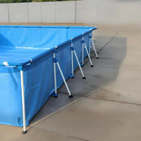 HKM-569235 Easy-Install Above Ground Swimming Pool for Outdoor Family Fun and Clean Sanitary Enjoyment