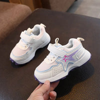 HKM-476051 High Quantity Breathable Kids Comfortable Non slip Walking Sports Casual Shoes Baby Sneakers